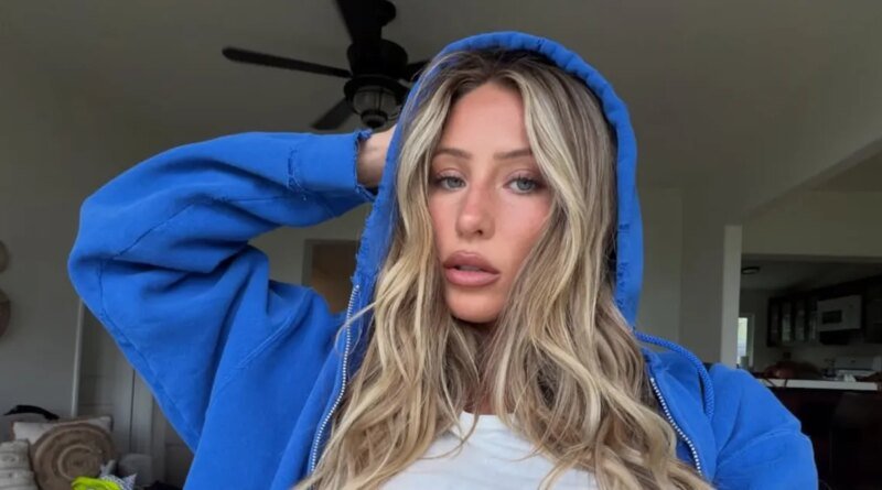 Alix Earle Flaunts Underboob in Crop Top at Coachella
