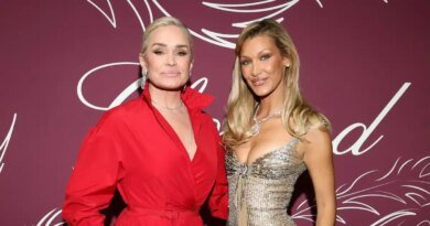 Yolanda Hadid Makes a Rare Red Carpet Debut with Bella