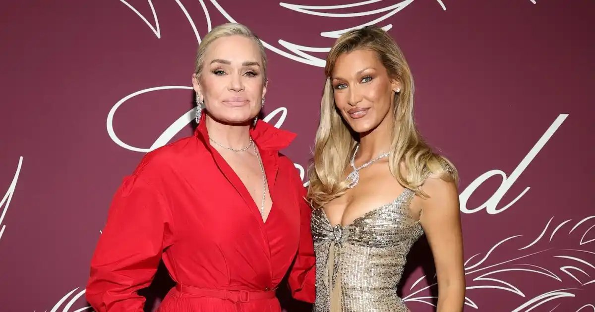 Yolanda Hadid Makes a Rare Red Carpet Debut with Bella