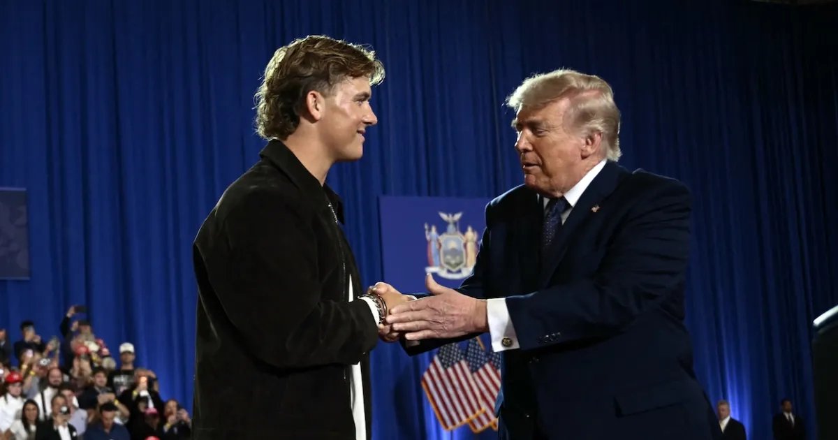 Jaxson Dart Faces Backlash for Introducing Donald Trump