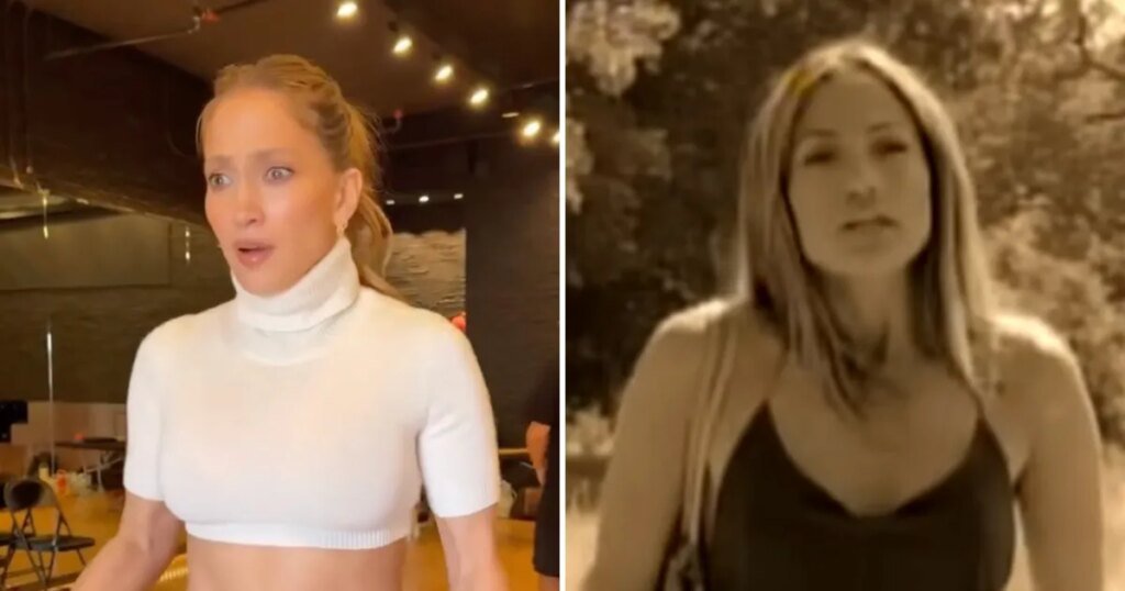 Jennifer Lopez Rocks Jeans from Her 2001 "Ain't It Funny" Music Video