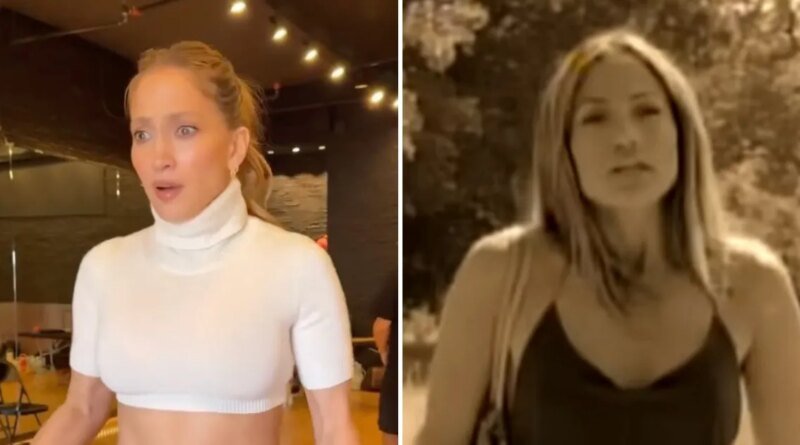Jennifer Lopez Rocks Jeans from Her 2001 "Ain't It Funny" Music Video