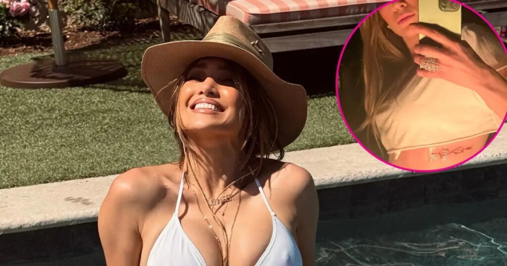 Jennifer Lopez Reveals Covered Ben Affleck Tattoo in Bikini Photo