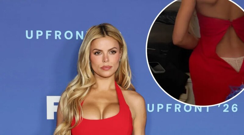 Brooks Nader Shows Off Her Lingerie in Daring Dress Reveal