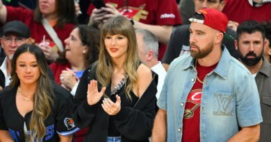Taylor Swift Shines in a Chic Yellow Dress Alongside Travis Kelce