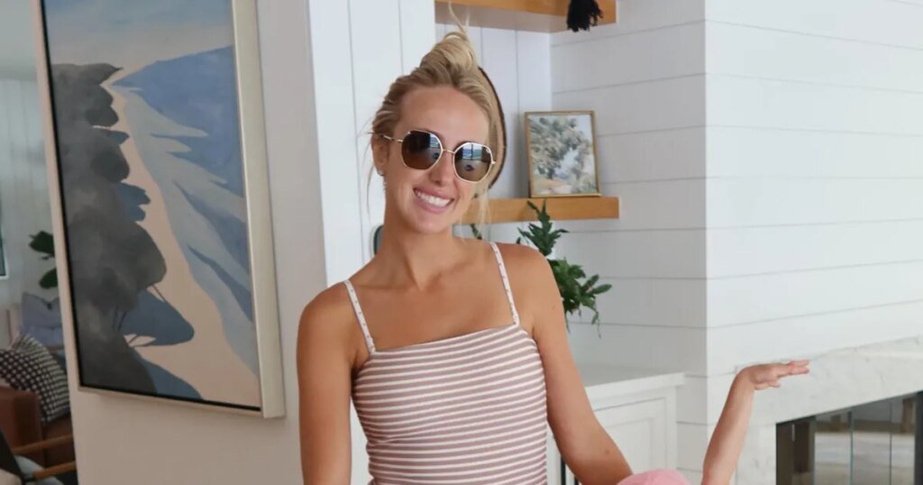 Brittany Mahomes Matches Swimwear with Patrick and the Kids