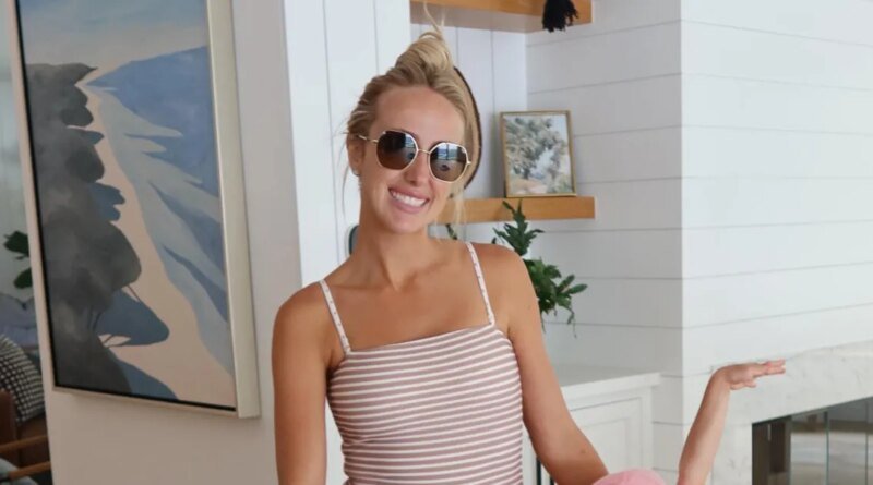 Brittany Mahomes Matches Swimwear with Patrick and the Kids
