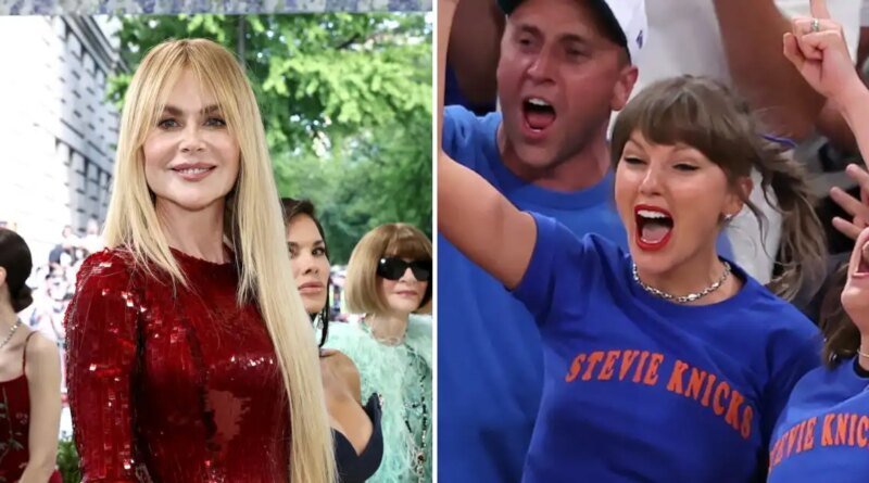 Nicole Kidman Reacts to Taylor Swift and Haim Sisters' Knicks Apparel