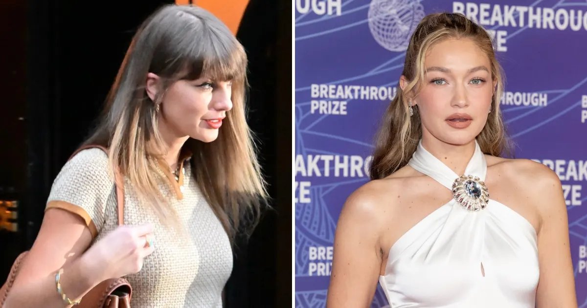 Taylor Swift Shines in Gigi Hadid’s Cashmere Brand in NYC