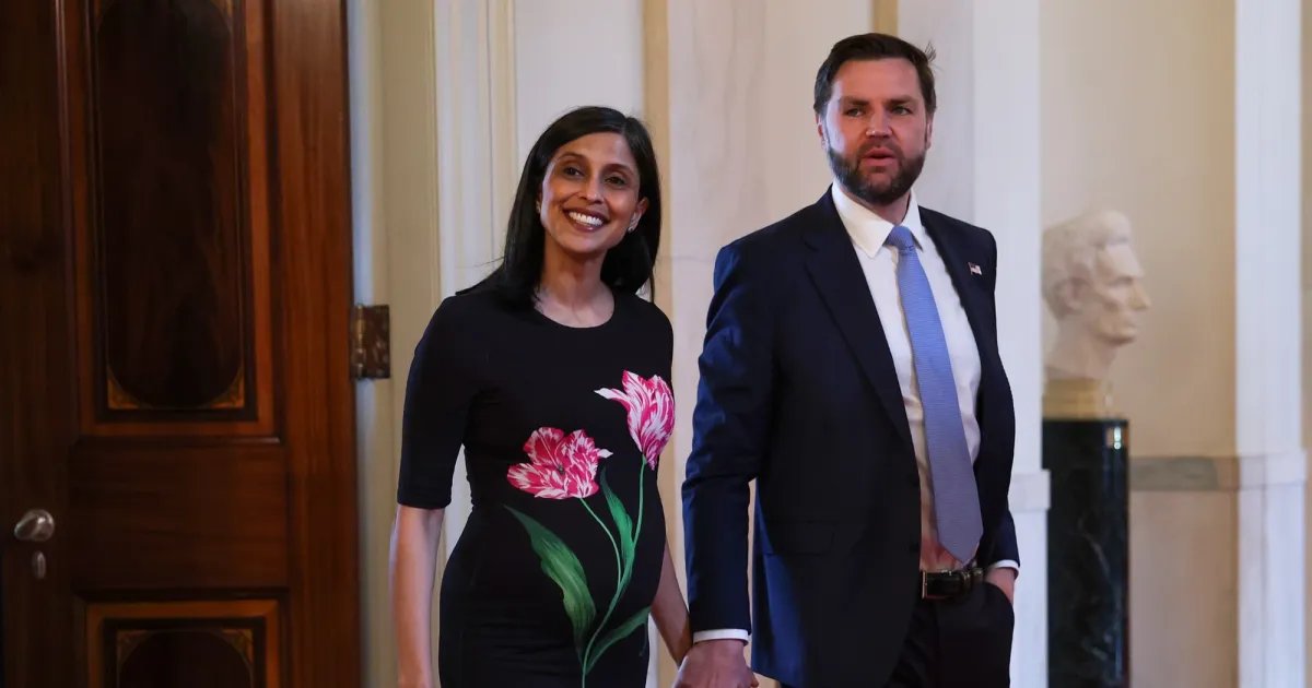 Usha Vance Shares Adorable Family Photos Welcoming Baby No. 4