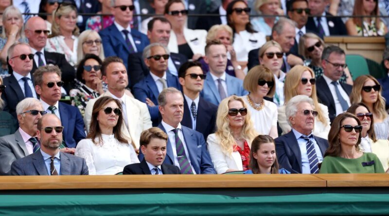 William and Kate Take Kids George and Charlotte to Wimbledon