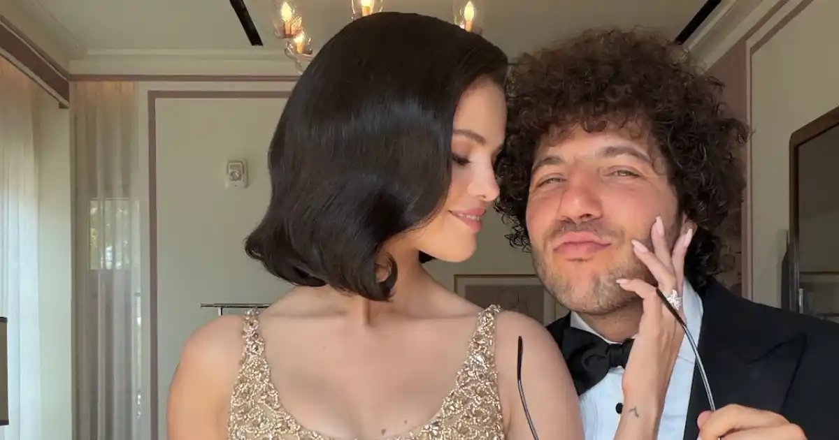 Selena Gomez Shines Bright in Gold at Taylor Swift’s Wedding