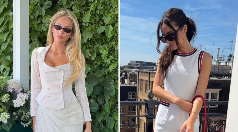Alix Earle and Sister Ashtin Showcase Unique Styles at Wimbledon