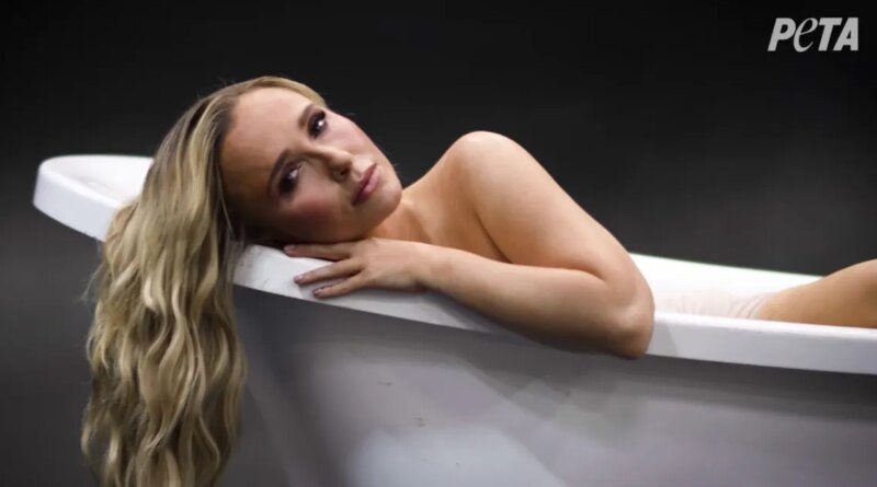 Hayden Panettiere Poses in Bathtub for PETA Just Weeks Before Her Passing