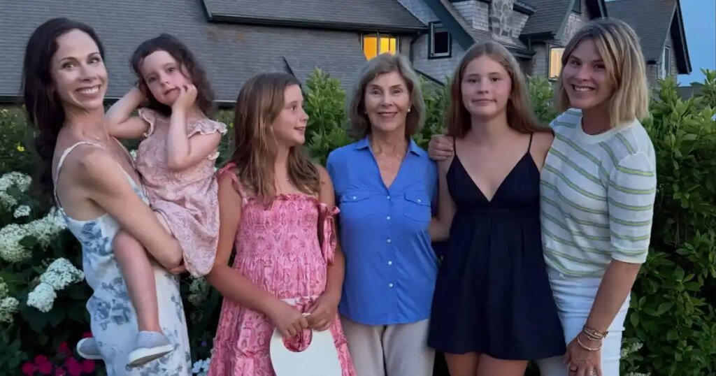 Laura Bush Shares a Rare Family Moment with Daughters and Grandchildren