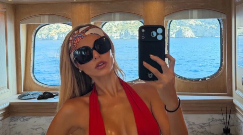 Brooks Nader Shrugs Off Viral Topless Moment with Her Dad