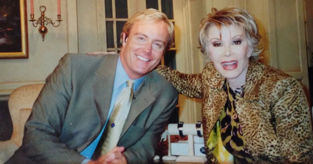 Rick Domeier of QVC Honors Designer Joan Rivers