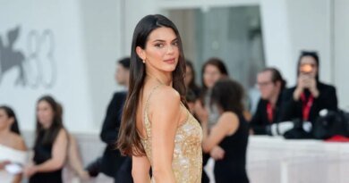 Kendall Jenner Flaunts Her Italian Chic in a Stunning Gold Gown