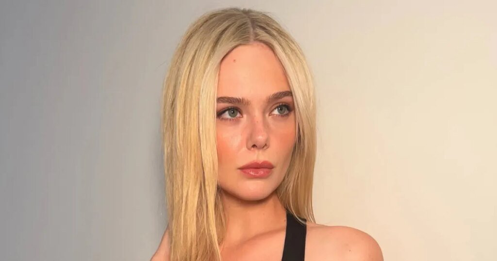 Elle Fanning Dazzles in Stunning Black Dress Ahead of the 2026 Emmys