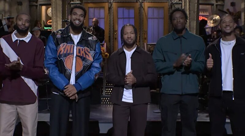 Knicks' Karl-Anthony Towns Jokes About NBA Finals Fouls on SNL