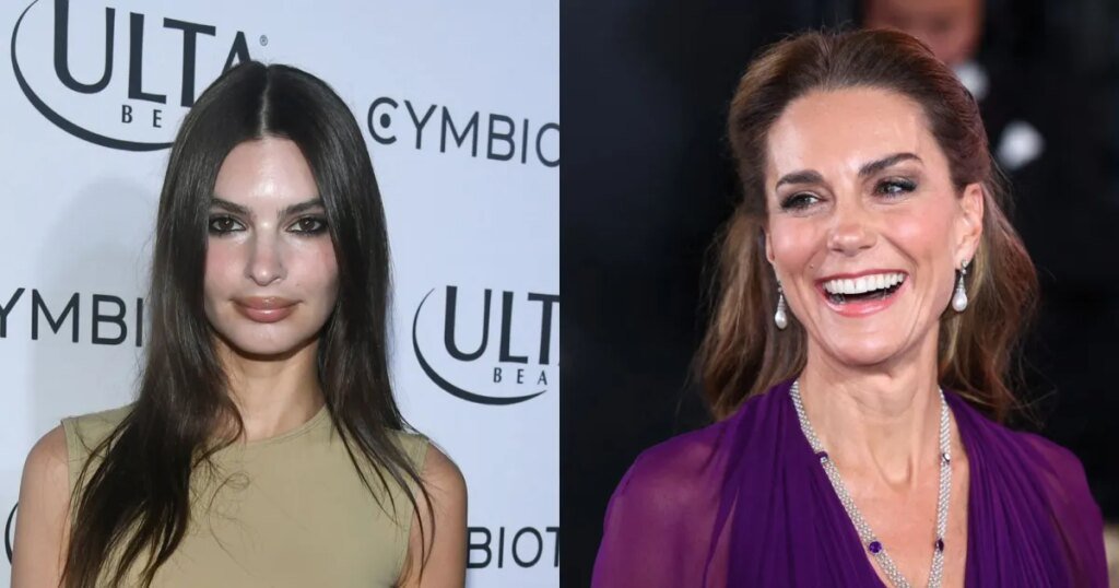 Emily Ratajkowski and Kate Middleton Showcase This Trendy Brown Pant Style